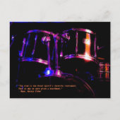 The Drums do the Talking Postcard ポストカード (正面)
