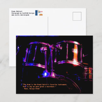 The Drums do the Talking Postcard ポストカード