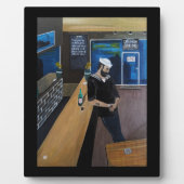 The Drunken Sailor Painting by Alfred Fox フォトプラーク (正面)