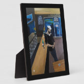 The Drunken Sailor Painting by Alfred Fox フォトプラーク (側面)