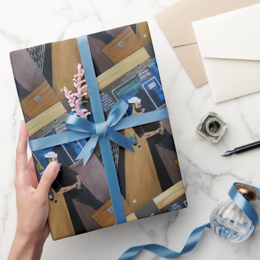 The Drunken Sailor Painting by Alfred Fox ラッピングペーパー (ギフト)