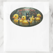 THE DUCK PACT  楕円形シール (バッグ)