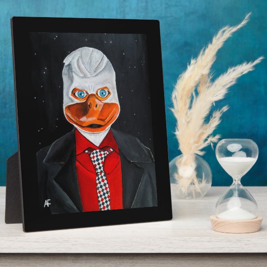 The Duck Painting by Alfred Fox フォトプラーク (側面)