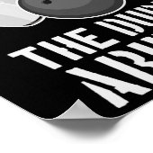 The Dude Abides Funny Bowling - Men Women T Shirt  ポスター (角)