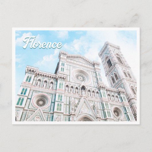 The Duomo Florence Italy写真はがき ポストカード (正面)