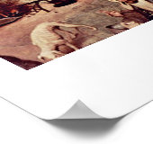 The Dutch Proverbs Detail By Bruegel A. Pieter ポスター (角)