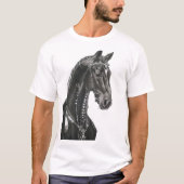 The Dynamic Black Horse Tシャツ (正面)
