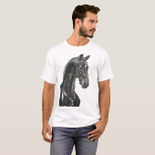 The Dynamic Black Horse Tシャツ (正面フル)