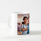 The Dynamic Duo:ナース&ドクターマグ コーヒーマグカップ (正面左)