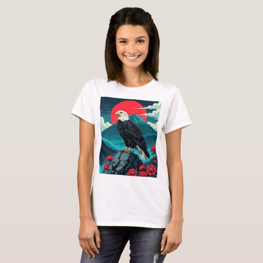 The Eagle on the mountain Tシャツ (正面フル)