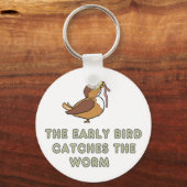 The Early Bird Catches The Worm キーホルダー (裏面)