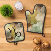 🐐 The Earth-Bound Mastery Kitchen Set 鍋つかみ&鍋敷きセット (トップダウン)