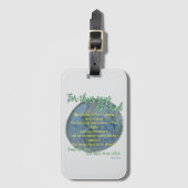 The Earth He Formed ラゲッジタグ (正面縦)