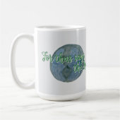 The Earth He Formed Isaiah 45:18 コーヒーマグカップ (左)