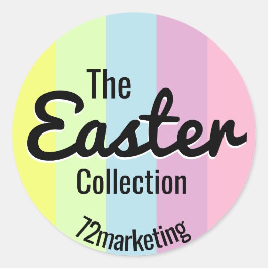 The Easter Collection Label by 72marketing ラウンドシール (正面)