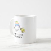 The Easter egg is painted by the chickens コーヒーマグカップ (正面左)