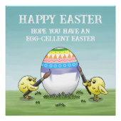 The Easter egg is painted by the chicks ポスター (正面)