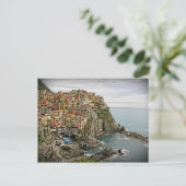 The Edge of Italy - Manarola - Cinque Terre ポストカード (スタンド正面)