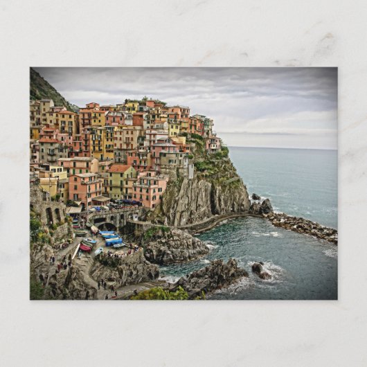 The Edge of Italy - Manarola - Cinque Terre ポストカード (正面)