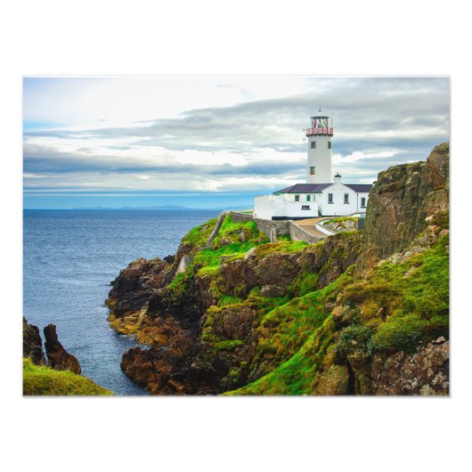 The "Edge of the World" at Fanad Head Lighthouse フォトプリント (正面)