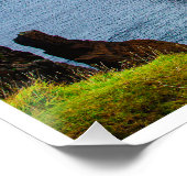 The "Edge of the World" at Fanad Head Lighthouse ポスター (コーナー)