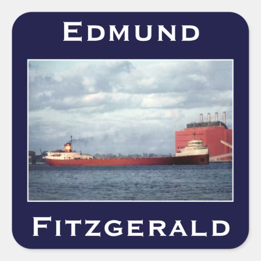 The Edmund Fitzgerald スクエアシール (正面)