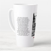 The Edmund Fitzgerald with Crew Names カフェラテマグ (左アングル)