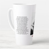 The Edmund Fitzgerald with Crew Names カフェラテマグ (左アングル)