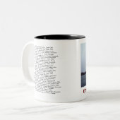 The Edmund Fitzgerald with Crew Names ツートーンマグカップ (正面左)
