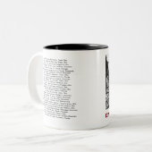 The Edmund Fitzgerald with Crew Names ツートーンマグカップ (正面左)