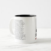 The Edmund Fitzgerald with Crew Names ツートーンマグカップ (正面左)