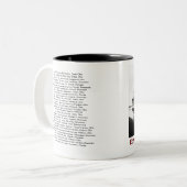 The Edmund Fitzgerald with Crew Names ツートーンマグカップ (正面左)