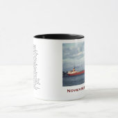 The Edmund Fitzgerald with Crew Names マグカップ (中央)