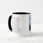 The Edmund Fitzgerald with Crew Names マグカップ (正面左)