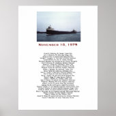 The Edmund Fitzgerald with Crew Names Gift Box ポスター (正面)