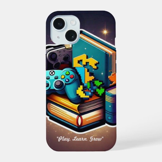 "The Education Arcade" iPhone 15ケース (裏面)
