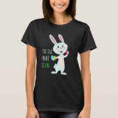 The Egg Hunt Is On Easter Bunny Hunter Quote Kids  Tシャツ (正面)