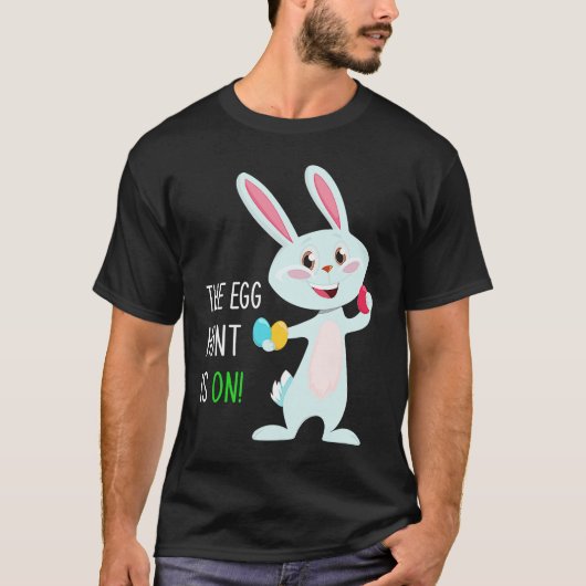 The Egg Hunt Is On  Easter Bunny Hunter Quote Kids Tシャツ (正面)