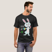 The Egg Hunt Is On  Easter Bunny Hunter Quote Kids Tシャツ (正面フル)
