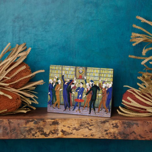 The Egg of Columbus, fine art, フォトプラーク (側面)