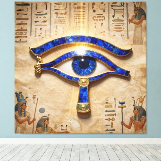 The Egyptian Eye  キャンバスプリント (インサイチュ (ウッドフロア))