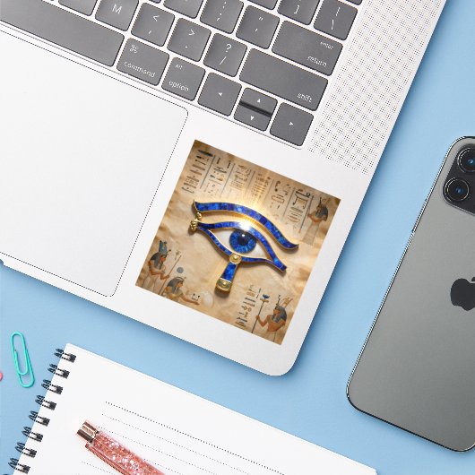The Egyptian Eye シール (ノートパソコンとiPhone)