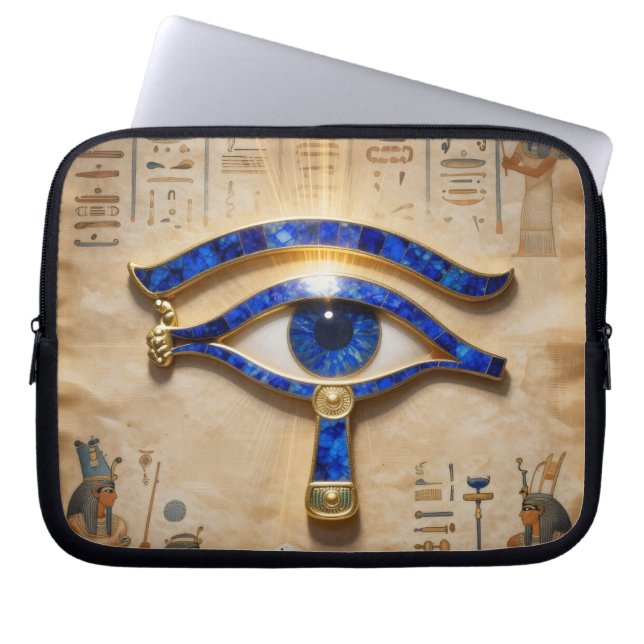 The Egyptian Eye  ラップトップスリーブ (正面)