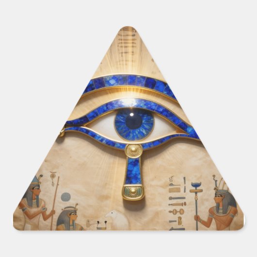 The Egyptian Eye  三角形シール (正面)