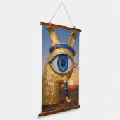 The Egyptian Eye  吊り下げ型タペストリー (傾斜あり)