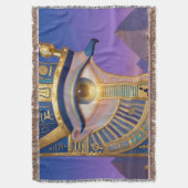 The Egyptian Eye´2 スローブランケット (正面縦)