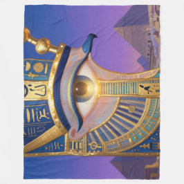 The Egyptian Eye´2 フリースブランケット