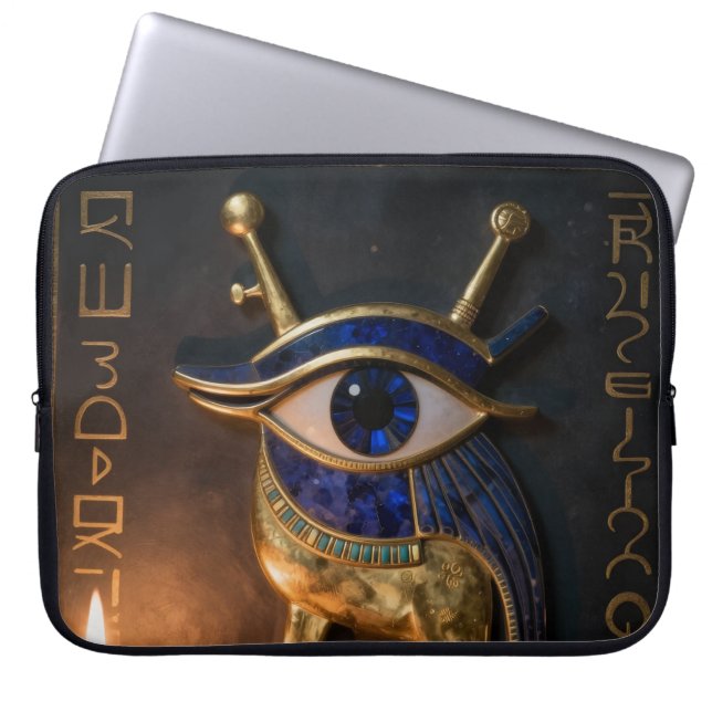 The Egyptian Eye´2 ラップトップスリーブ (正面)