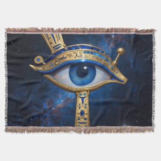 The Egyptian Eye´7 スローブランケット (正面)
