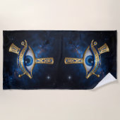 The Egyptian Eye´7 ビーチタオル (正面)